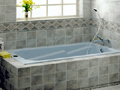 SMC浴缸(本体)含落水頭淺藍